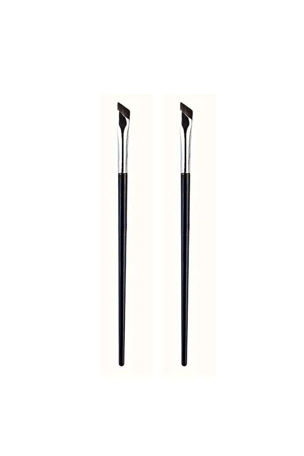 A0048-black 2PCS 2/5pcs Upgrade Blade Eyeliner Brush Ultra Thin Fine Angle Flat Eyebrow Brush Under