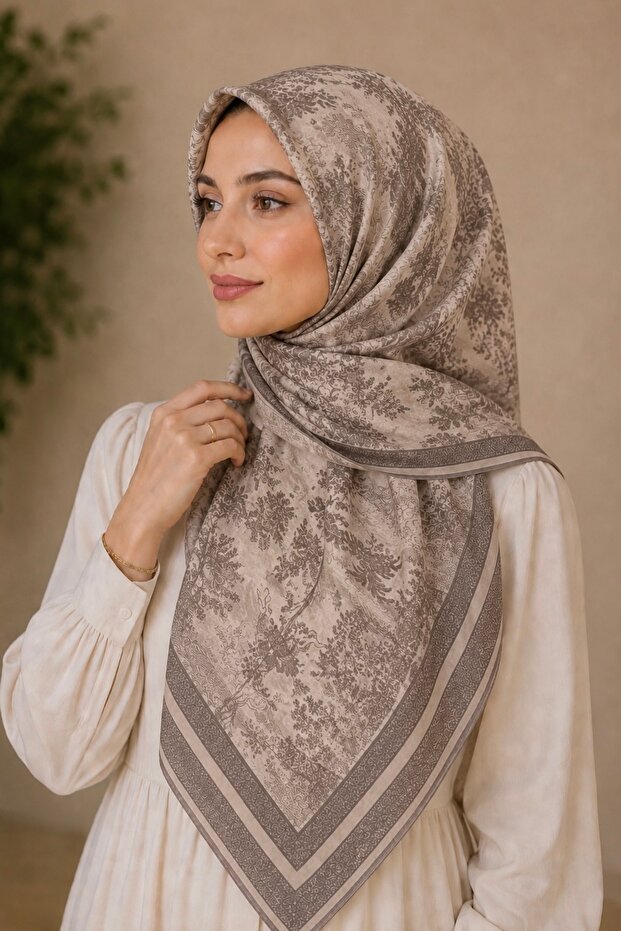Stone Levidor Cotton Soft Scarf