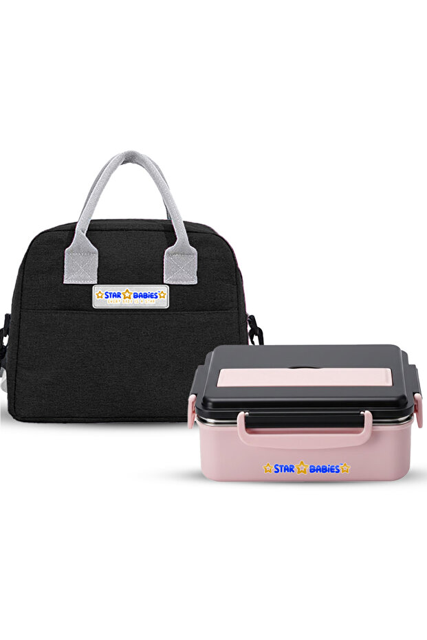 - Lunch box with insulated lunch bag combo.