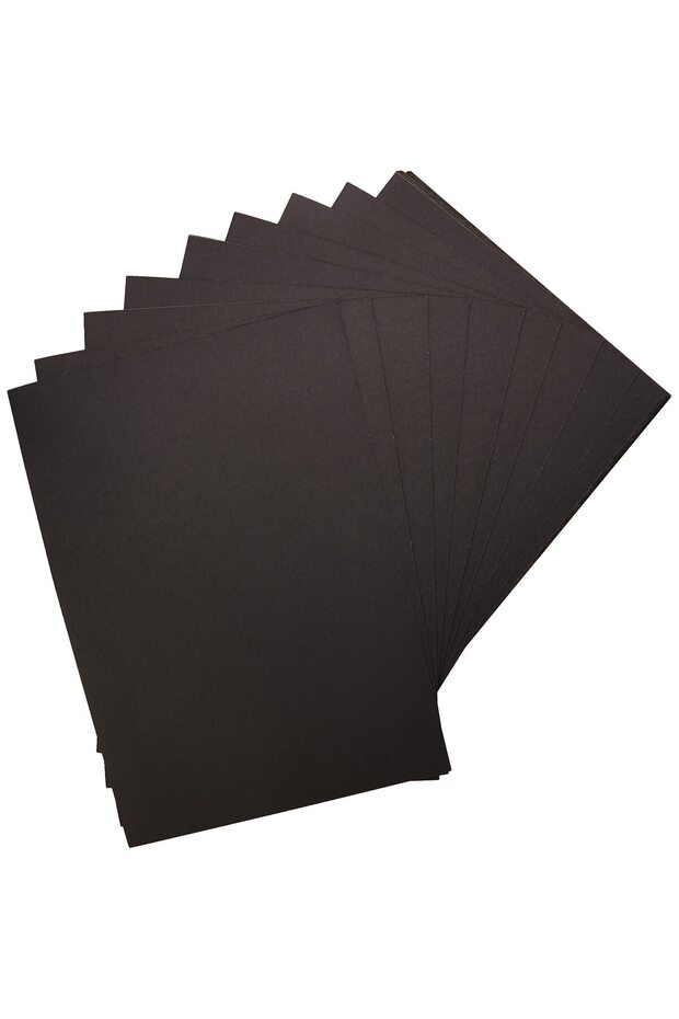 SCO BASIC CARD BLACK A 4 100 SH -Min Qty 20