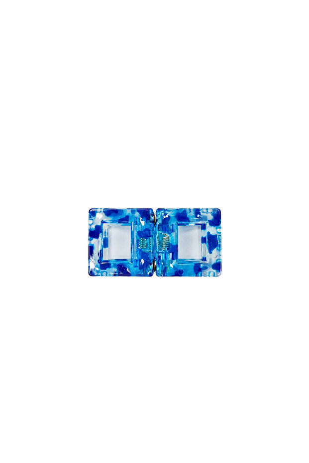 Bone Square Magnet Lock Buckle Blue