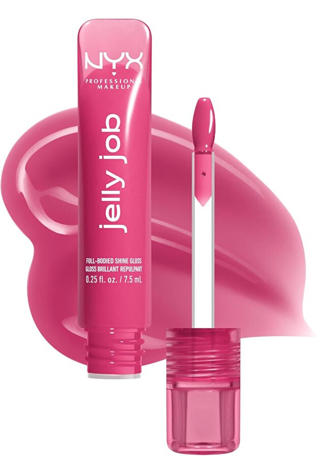 Jelly Job, Full-Bodied Shine Gloss, Lip-Smoothing Shine, Hyper-Glossy Finish, Jelly Jammin'