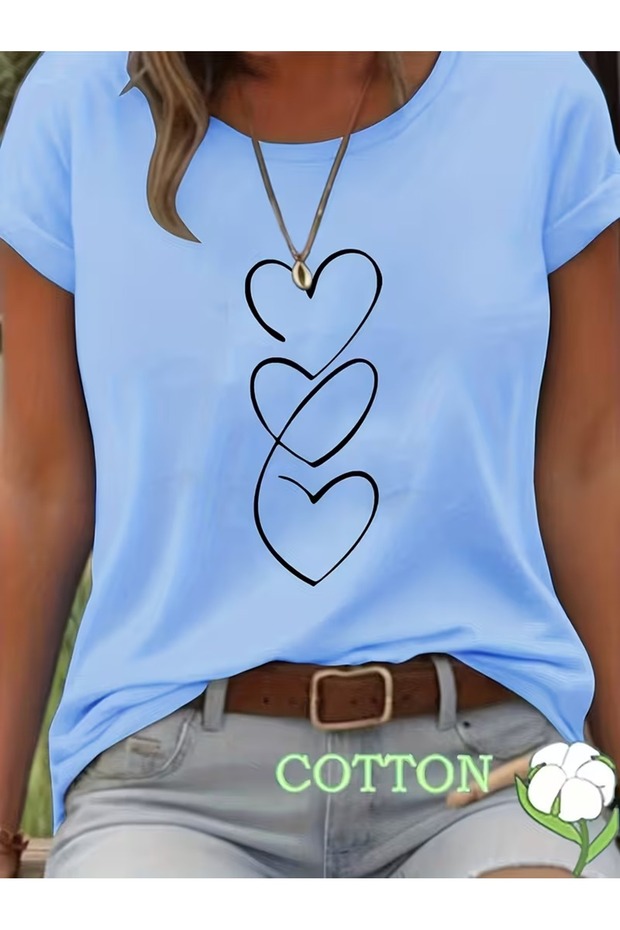Unisex Comfortable Fit Tshrit Printed Tshirt