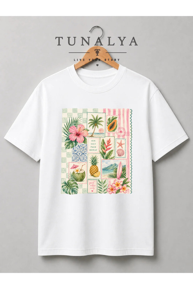 Tunalya Enerjil Premium Printed Unisex Cotton T-Shirt Specially Designed for the Fresh Summer Days