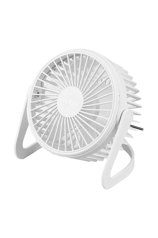 Everest efn-505 desktop white usb fan (145mmx141mmx105 mm)