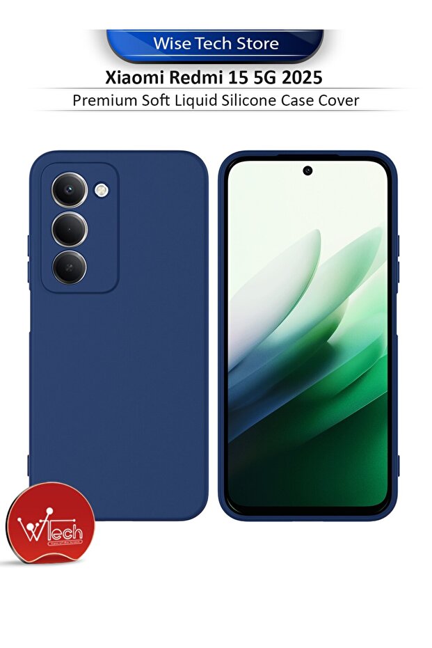 Xiaomi Redmi 15 5G 2025 Premium Soft Liquid Silicone Case Cover