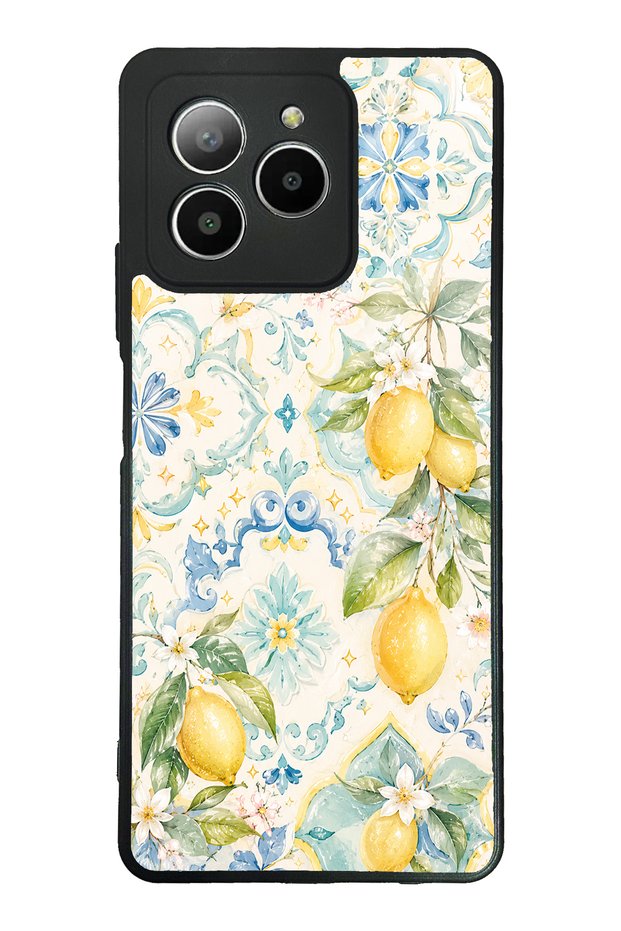 Omix X7 Azure Lemon Garden Design Glossy Phone Case