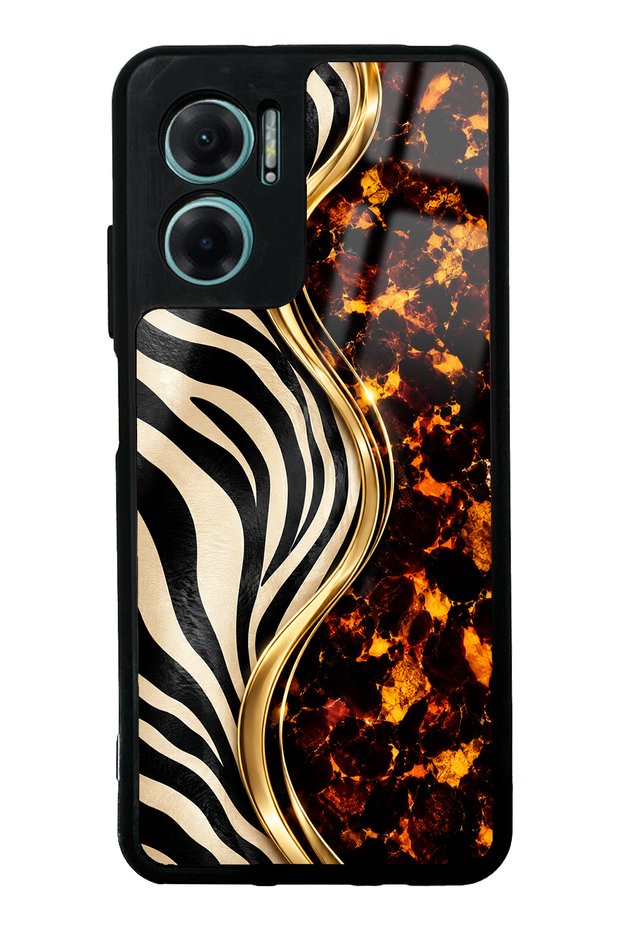 Xiaomi Redmi Note 11E Black Safari Design Glossy Phone Case