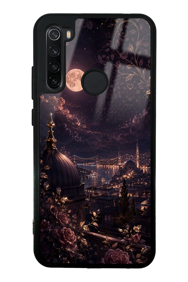 Xiaomi Redmi Note 8 Rosewood Bosphorus Night Design Glossy Phone Case