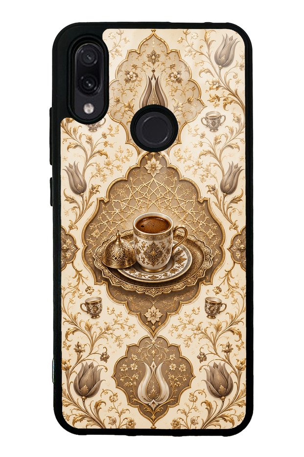 Xiaomi Redmi Note 7 Ivory Ottoman Coffee Designed Glossy Phone Case