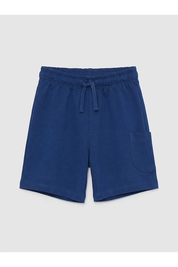 Two Mt Shop Quality Navy Blue 2 Thread Plain Standard & Regular Boys' Shorts