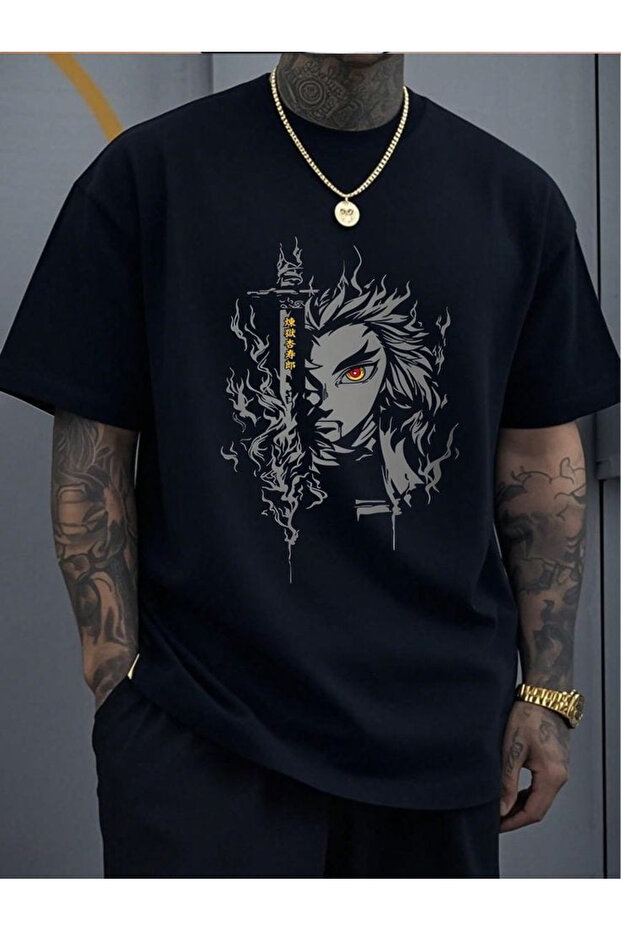 Unisex Printed oversized T-shirt