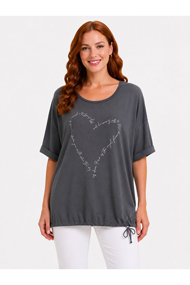 Women's Oversize Gray T-Shirt