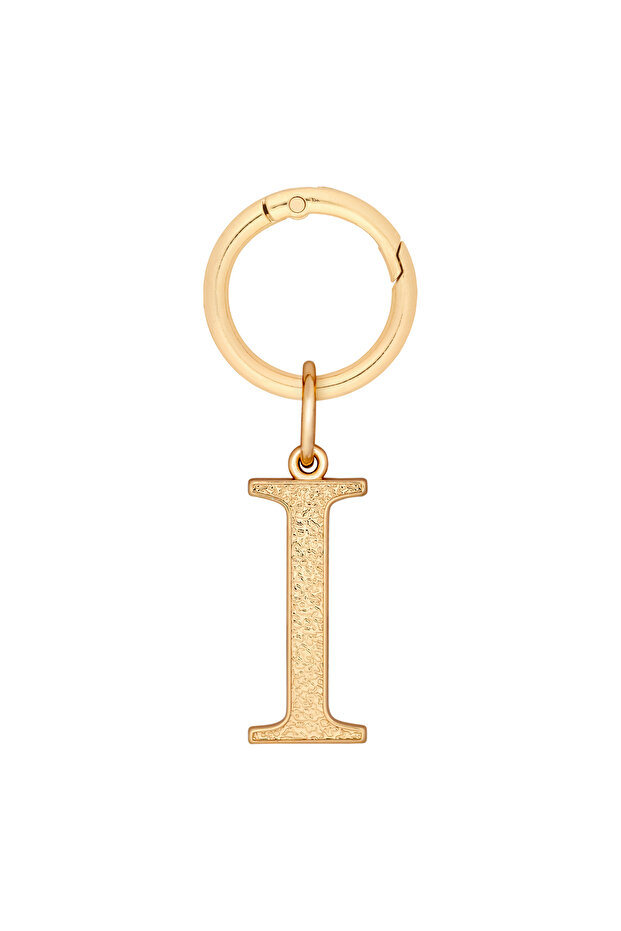 Women's Charm Alphabet Name I (Gold)