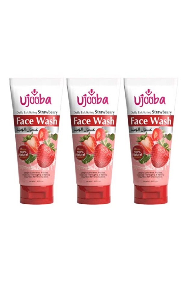 Daily Cleansing Strawberry Face Wash 150 ml - Pack of 3