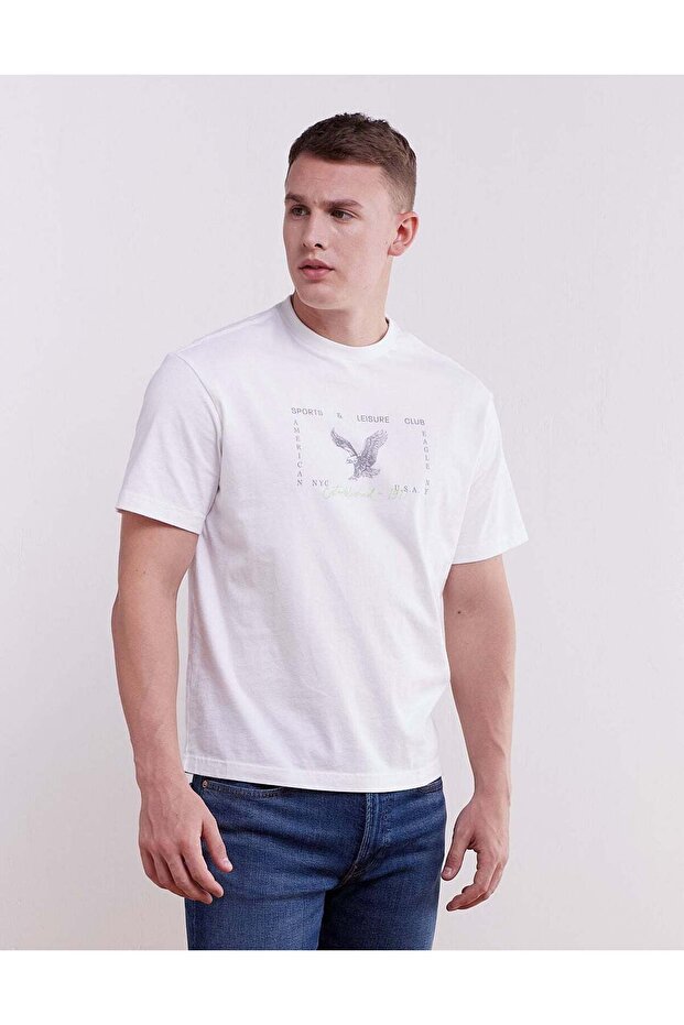 تي شيرت برسومات جرافيكية من AE Standard Fit