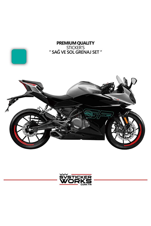 CFMOTO 250SR Grenage ملصق مجموعة اليمين اليسار نموذج ملصق ملصق عالي الجودة