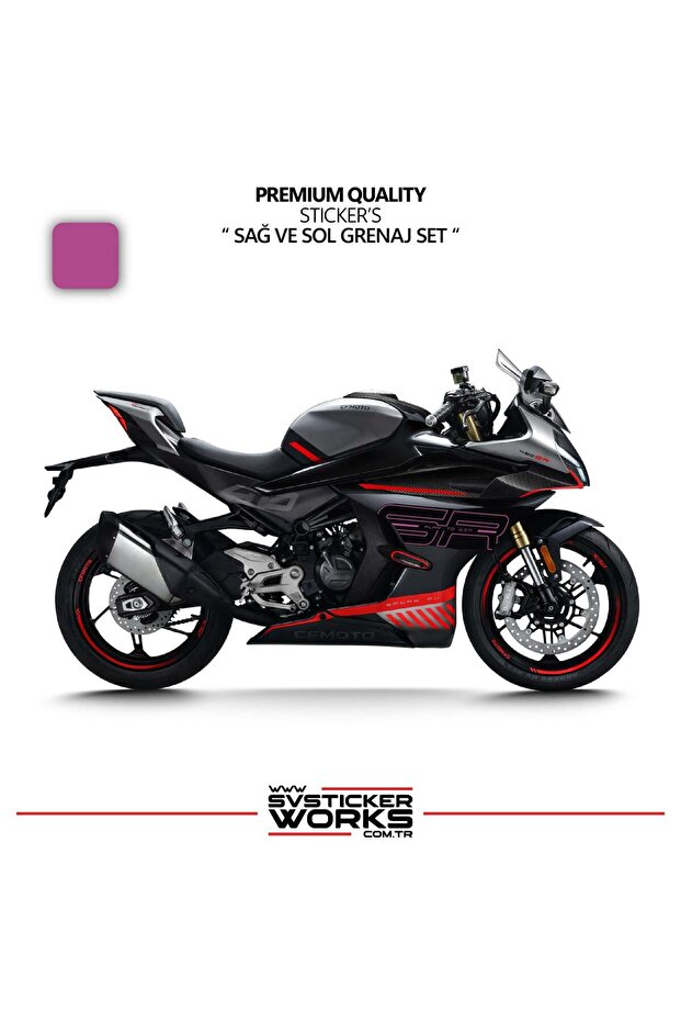 CFMOTO 450SR ملصق جريناج مجموعة اليسار الأيمن نموذج ملصق ملصق عالي الجودة