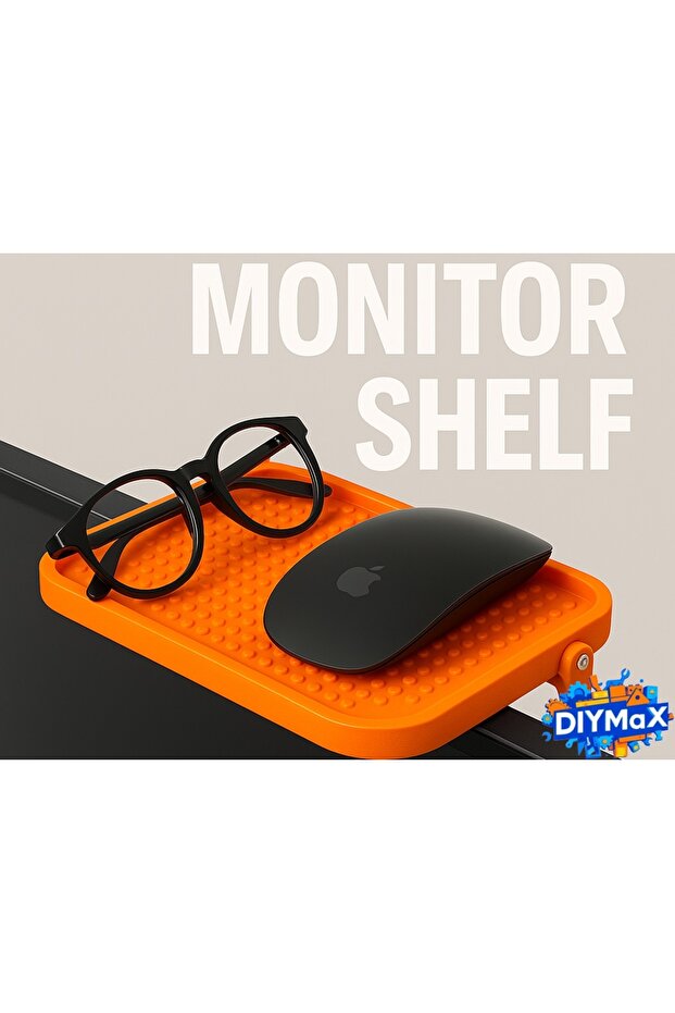 Monitor Top Shelf Organizer Universal Screen Shelf Average Size 5 cm