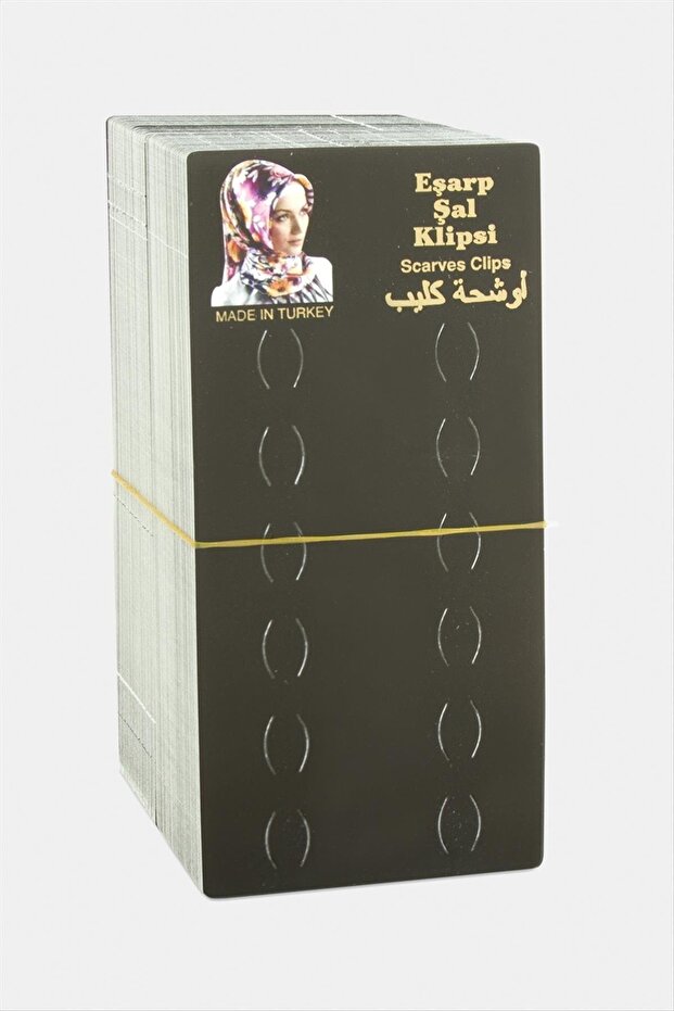 Ilkestor Scarf Shawl (145804) Clip Card-Black