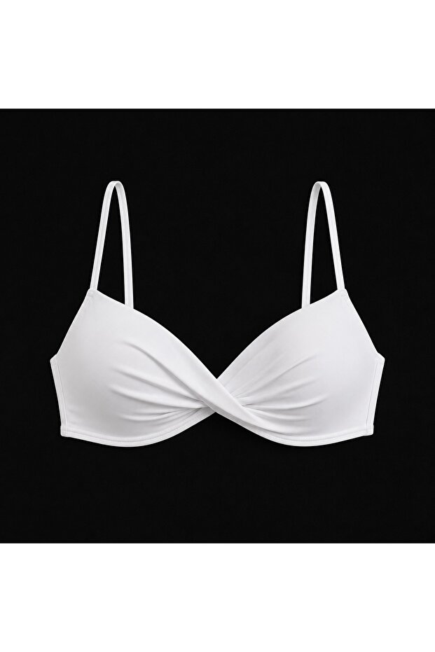 Double Padded Bikini Top White 231205