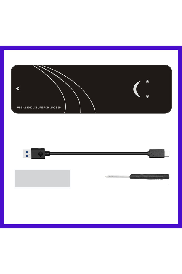 10gbps A-C Cable For Macbook SSD Enclosure NVMe M2 SSD Case For Apple Macbook Air Pro Retina 2013 20