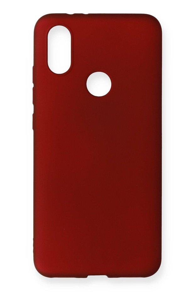 Compatible Case for Xiaomi Mi A2 Compatible with Yumausk Colorful Flexible Premium Rubber Silicone - Claret Red