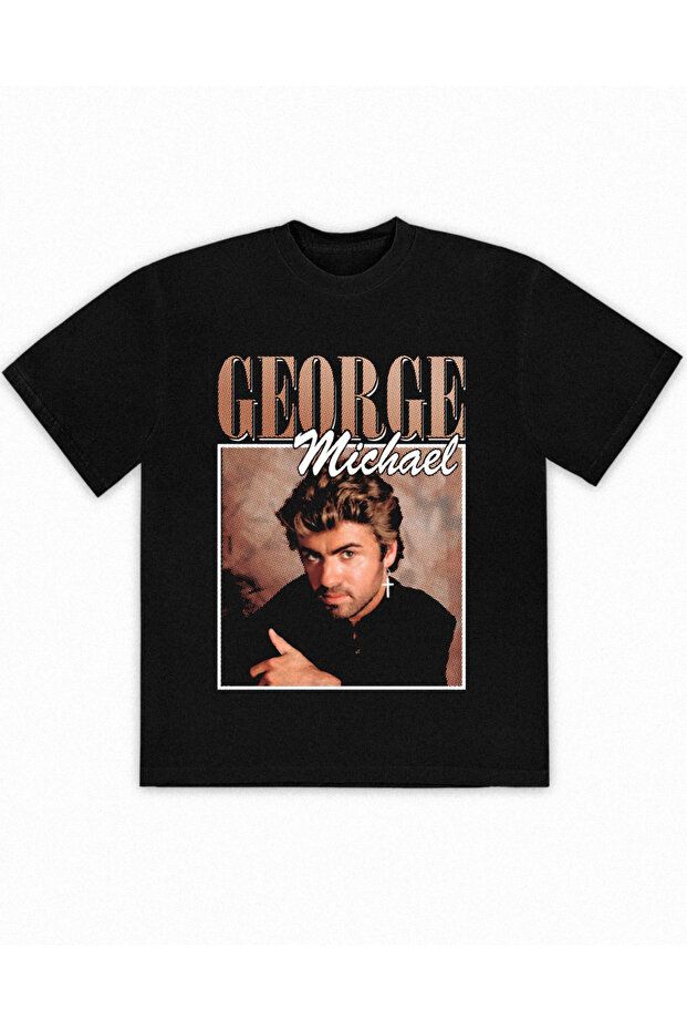 George Michael Printed Unisex Oversize T-Shirt