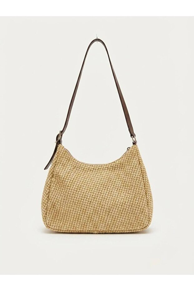 Women's Straw Shoulder and Shoulder Bag - Daily Hand and Shoulder Bag 25*35 cm