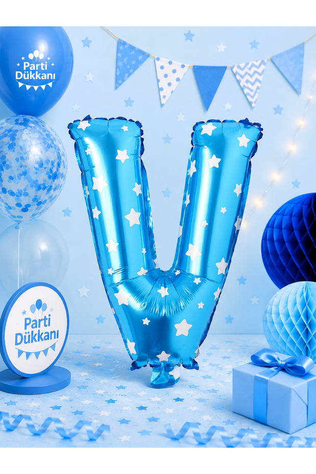16 Inch 36 cm Polka Dot Pink V Letter Foil Balloon Birthday Name Lettering Party Decoration