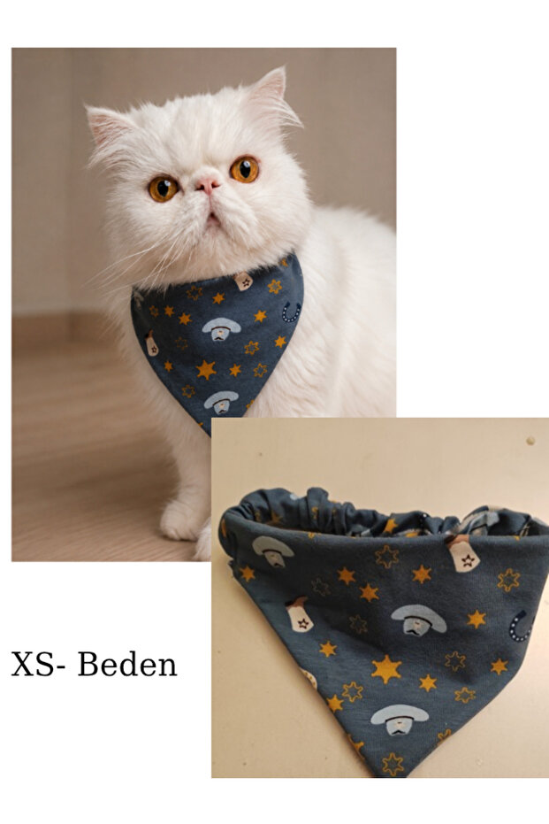 Cat & Dog Bandana (Cowboy) Size XS