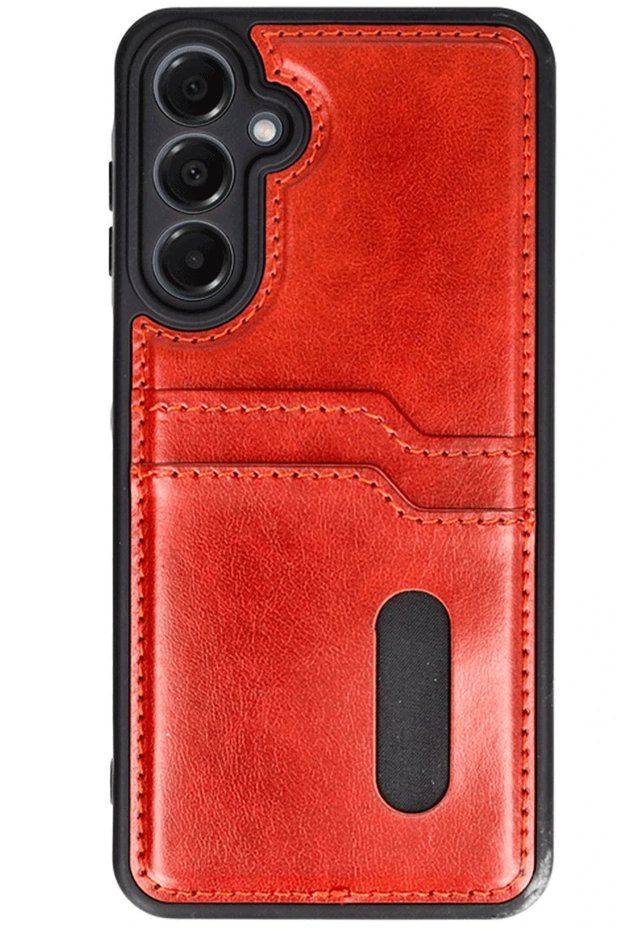 Aconcept Galaxy A16 5g Case Sara Leather Case with Business Card Holder (95850) - Red