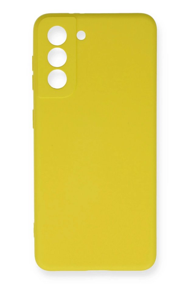 Aconcept Galaxy S21 Fe Case Nano Inside Velvet Silicone (104432) - Yellow