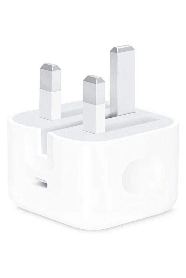 شاحن سريع USB-C بقوة 20 واط، أبيض اللون