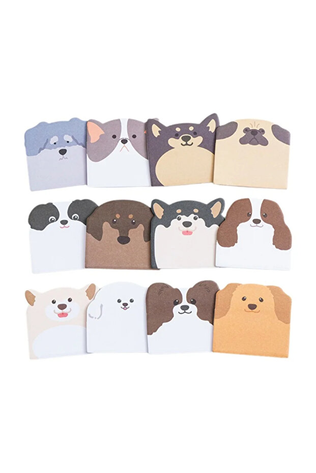 Style 3 240cps Notebook Planner Cartoon Sticky Notes Dog Cat Animal Shaped Memo Pad Writing Pads Sel