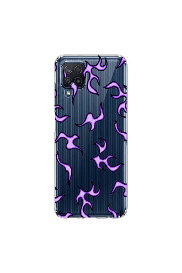 Samsung Galaxy M12 Compatible Wallpaper 3 Design Transparent Case