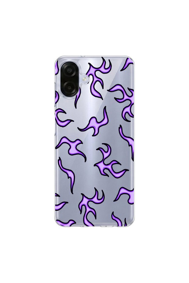 Samsung Galaxy A07 Compatible Wallpaper 3 Design Transparent Case