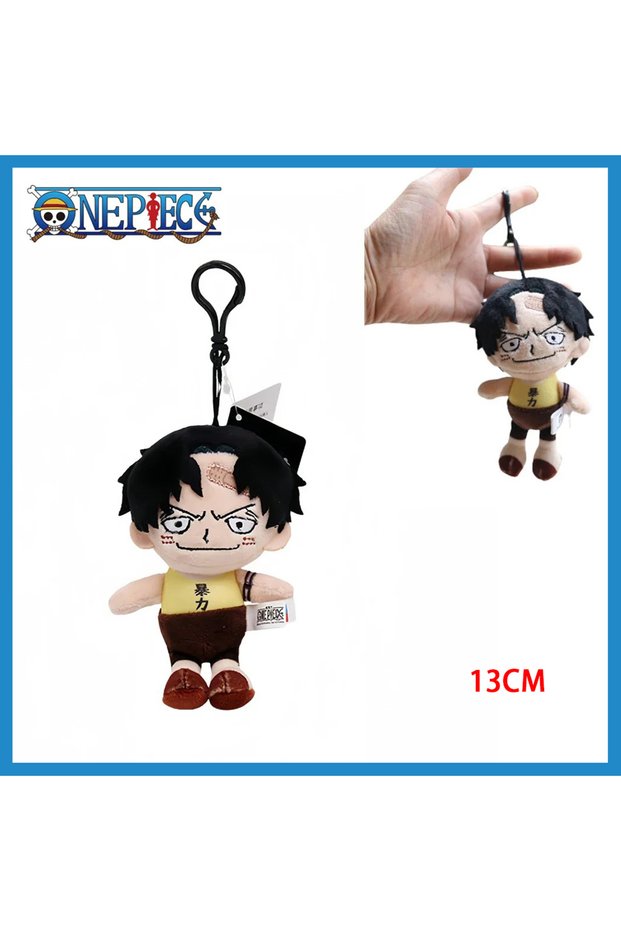 Portgas D Ace Original One Piece Anime Monkey D Luffy Characters Plush Pendant Luffy Ace Sabo Choppe