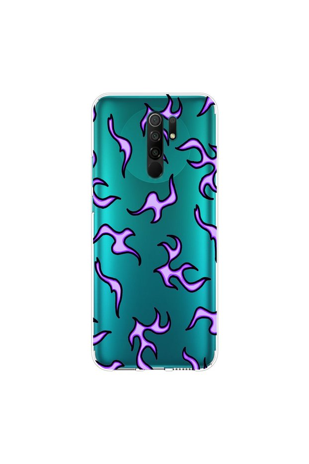 Redmi 9 Compatible Wallpaper 3 Design Transparent Case