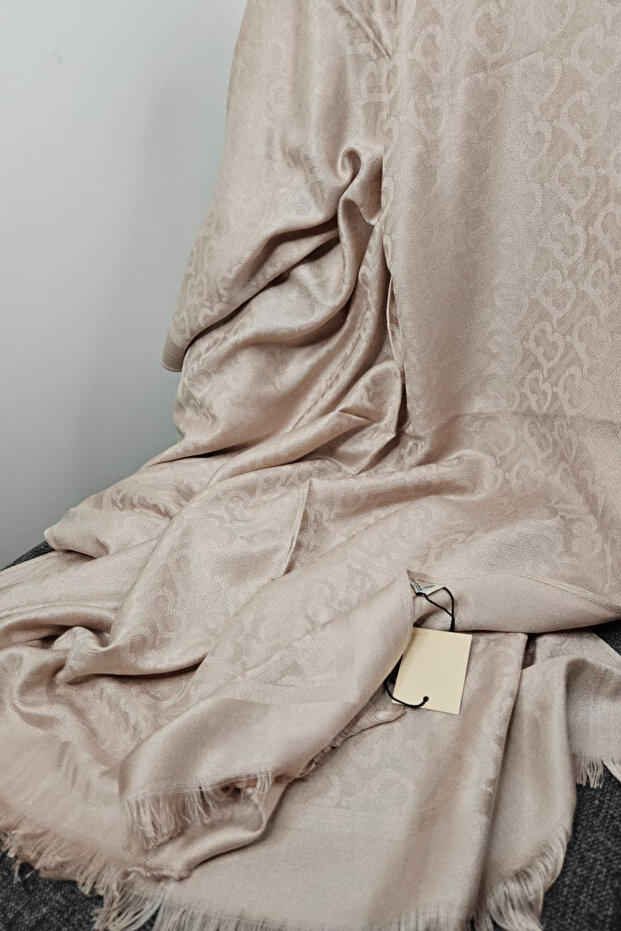 Letter Pattern Cotton Cashmere Silk Shawl Hijab Shawl Shoulder Shawl Foulard