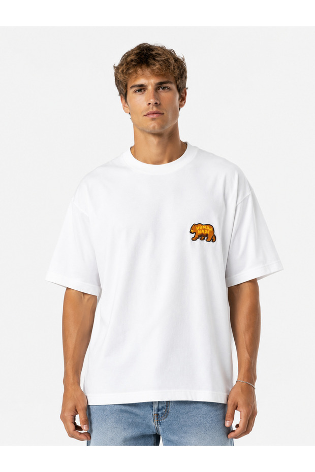 Unisex Women's Men's Human Made Duck Front Design Printed Oversized Thick Fabric Relaxed Fit T-Shirt