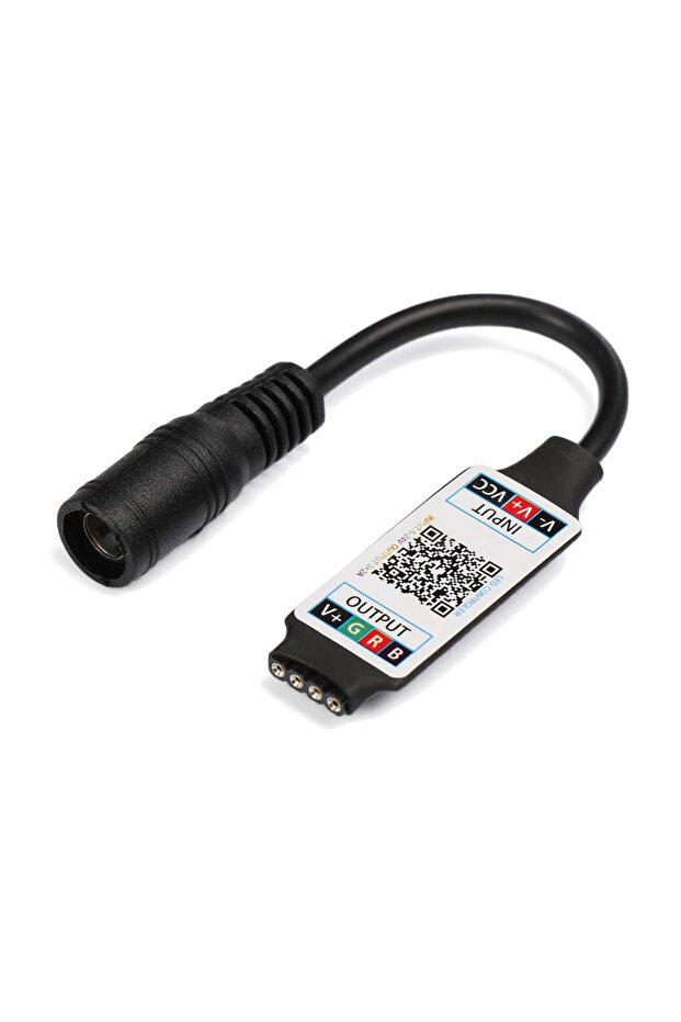 وحدة تحكم بلوتوث صغيرة RGB WM-BT004A-B تعمل بجهد 5-24 فولت تيار مستمر 5 فولت 12 فولت 24 فولت، تدعم الموسيقى، مزودة بتطبيق ذكي للتحكم في الإضاءة
