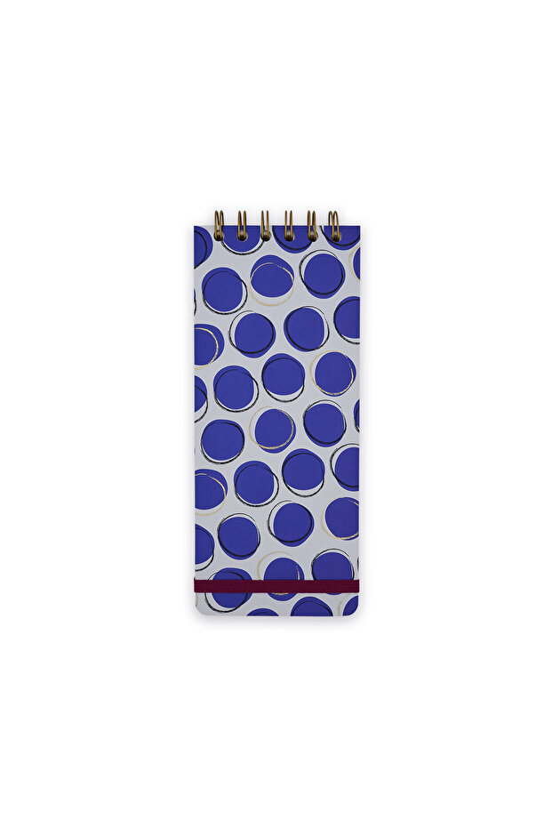 15X21 Spiral Dotty - Blue Circles