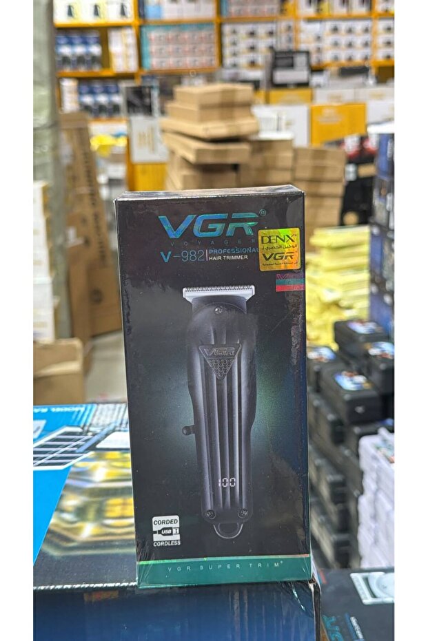 ذه ماكينة حلاقة وتشذيب الشعر الاحترافية Professional Hair Trimmer (موديل V-982)