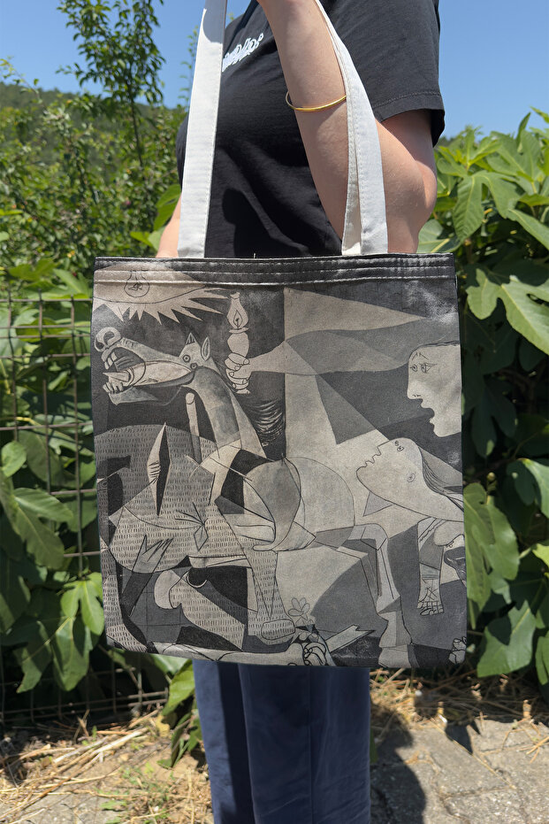 Art Painting 2 V2 Double Sided Summer Winter Canvas Print Tote Bag