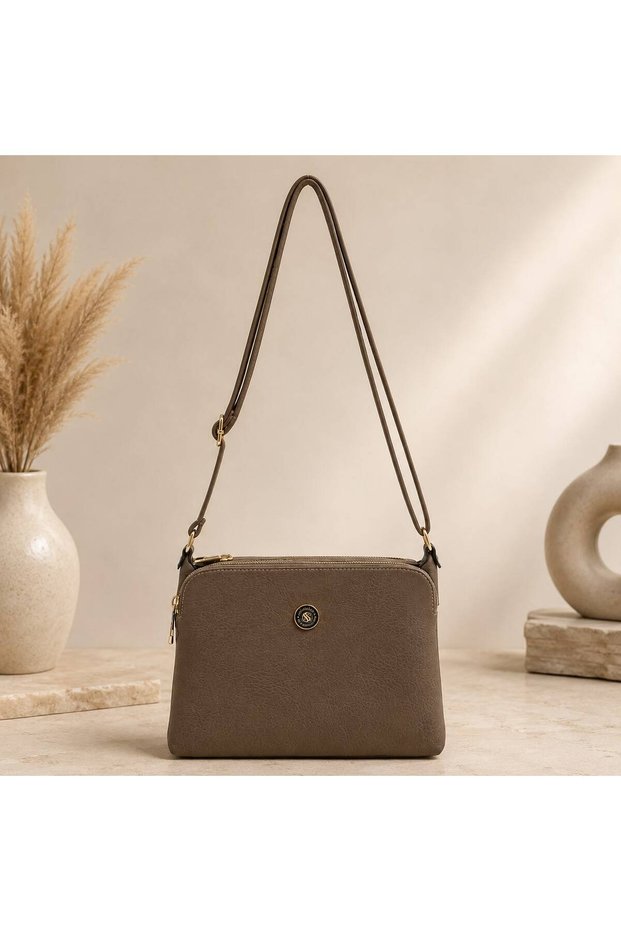 313 Women's Multi-Compartment Crossbody Shoulder Bag