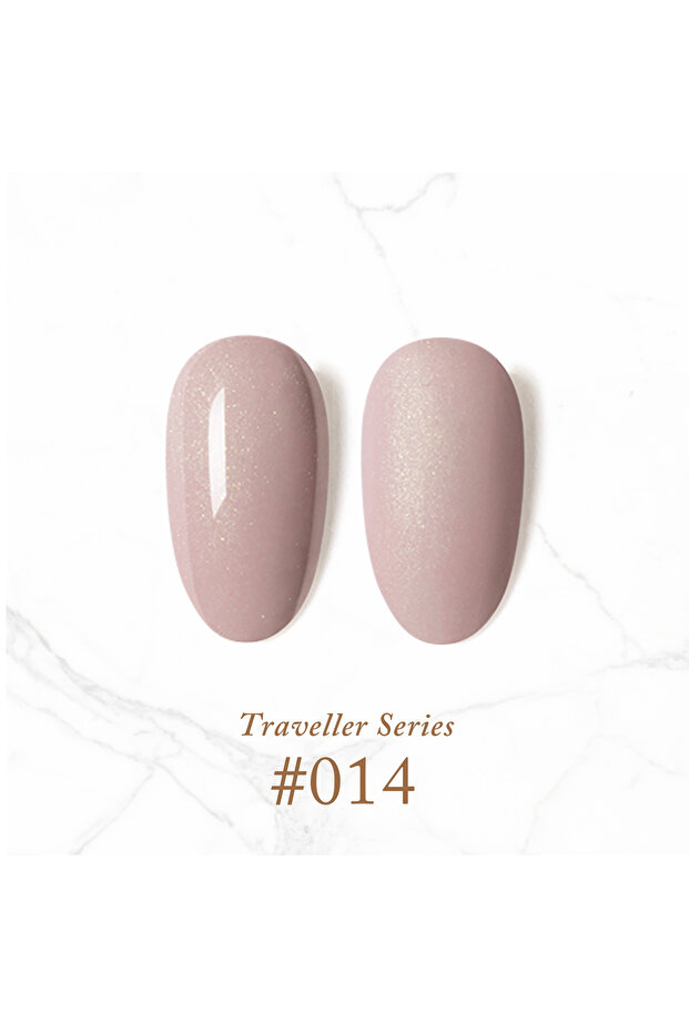 (GR) Vintage Gel Polish 014 Glitter Pink