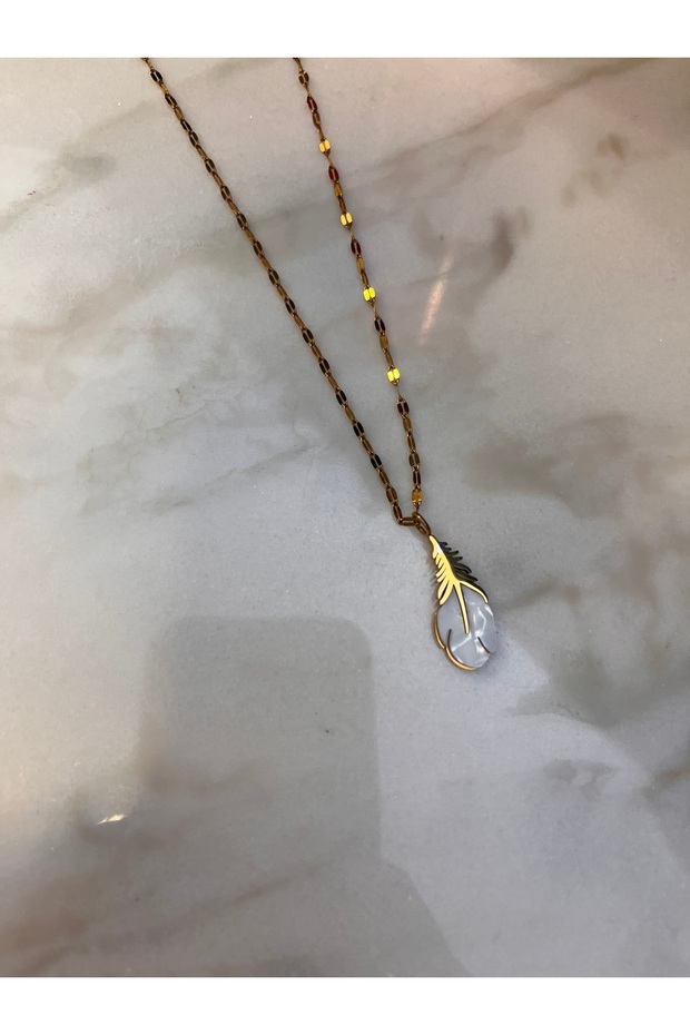 Leaf Steel Necklace