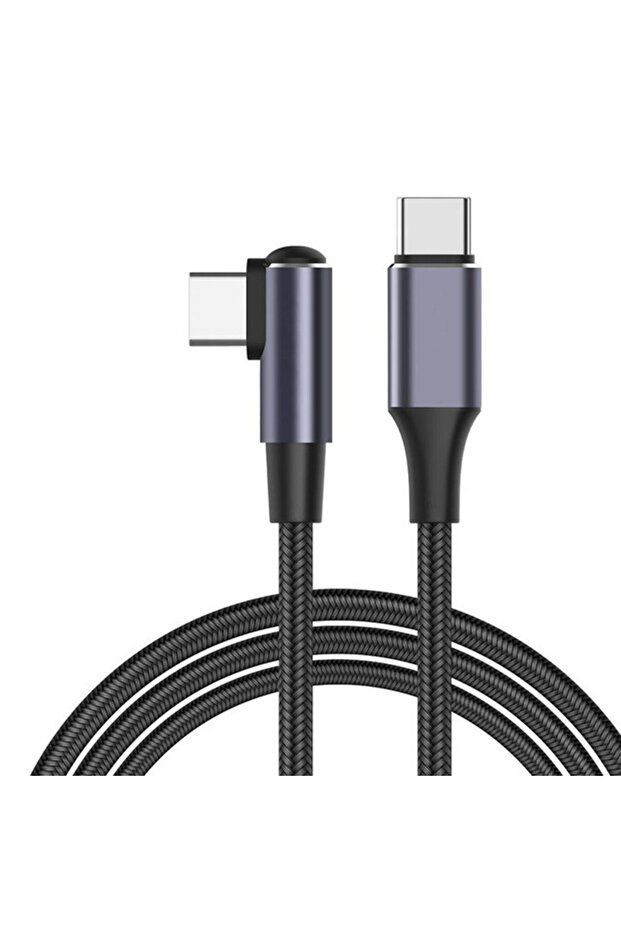 كابل BSN Elbow 0.5m للهاتف المحمول من USB C إلى USB Type C، كابل شحن سريع PD 100W، خط شحن سريع 4.0 Ri