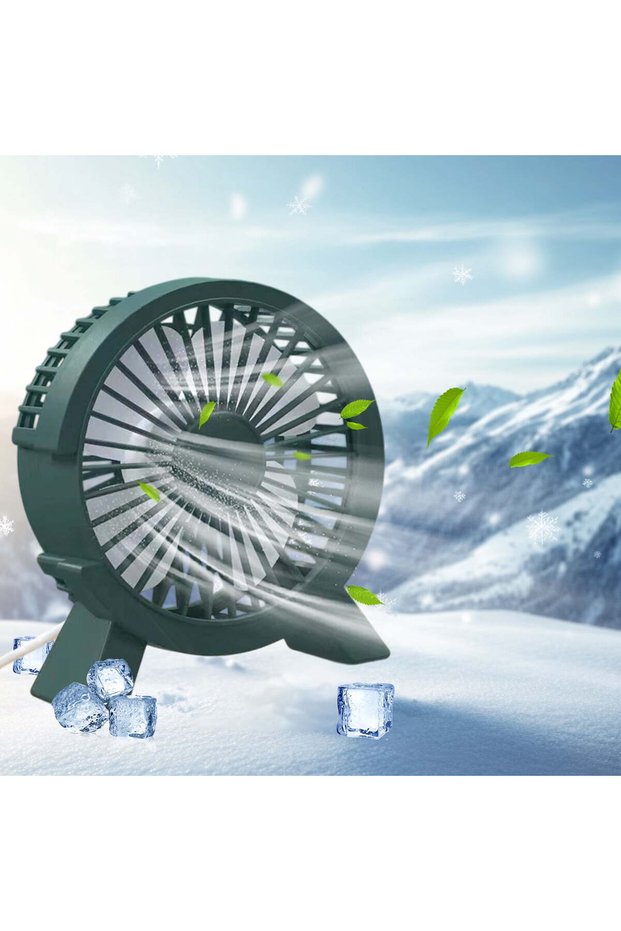 Portable electric tabletop air circulator fan, compact yet powerful, suitable for homes, dormitories, offices, bedrooms, bathrooms, and kitchens.